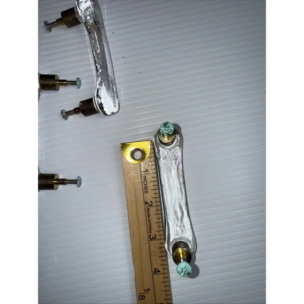 6‎ CLEAR GLASS Brass 4.25